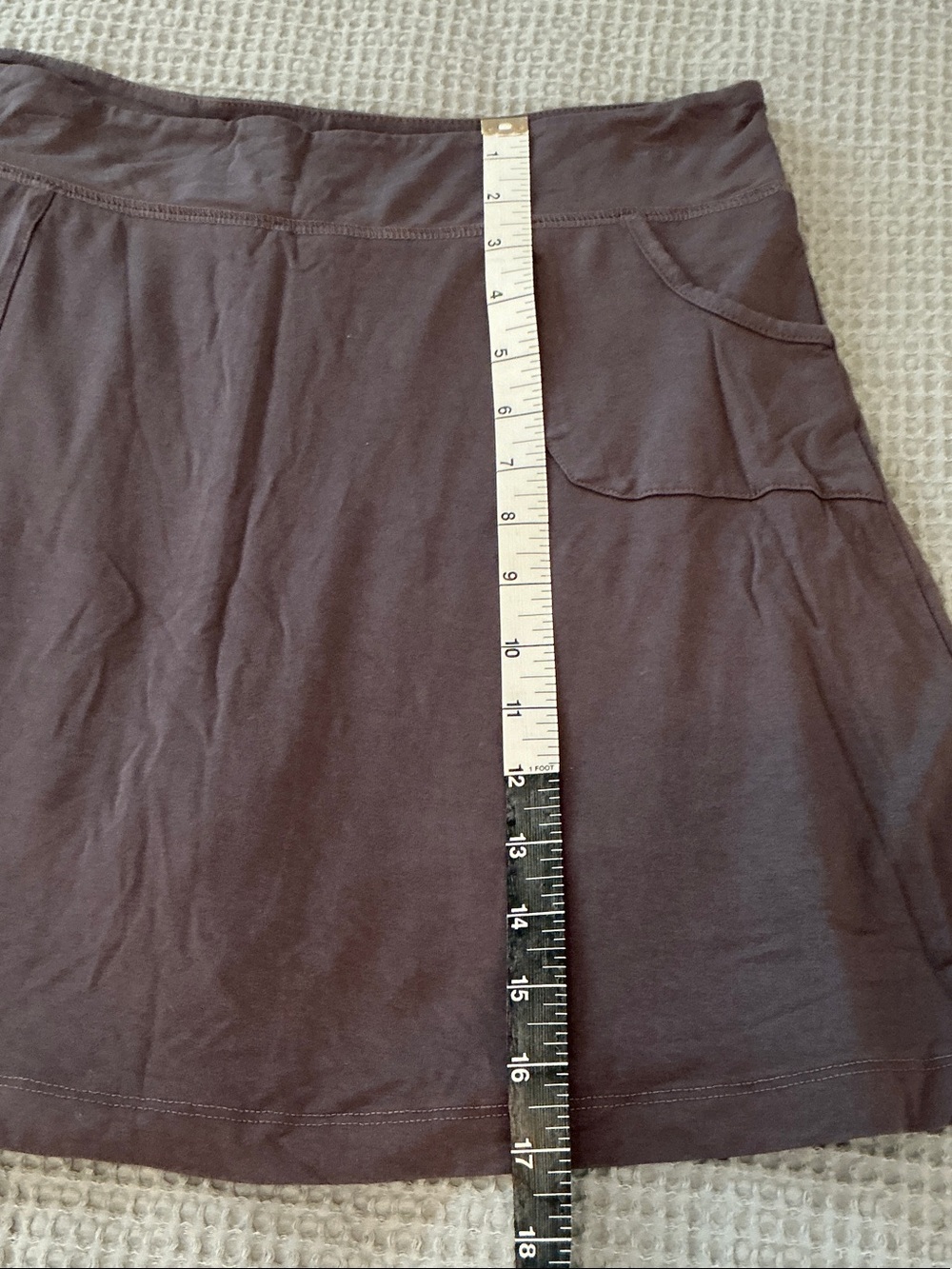 fresh produce Mauve/Purple Mini Skirt with Pockets - Picture 8 of 8